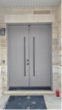modern-charcoal-grey-double-entry-door-installation-richmond-hill-after