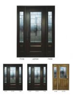 D34 Mackay | Decorative Glass Entry Door | Patina Caming & Maximum Privacy - 图片 2