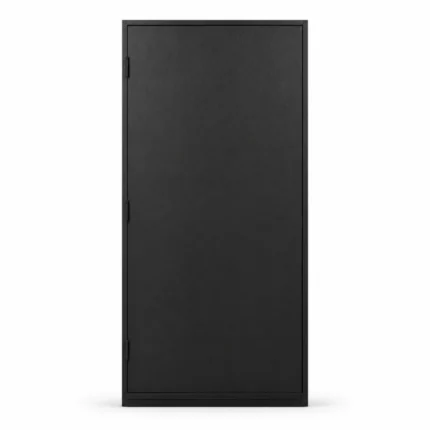 Premium black mahogany fine grain firbglass door by MapleFort Doors