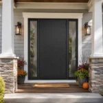 Fiberglass Door F56 | Black Mahogany Fine Grain Entry Doors | Hot Sale Promo Price - Image 5
