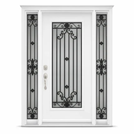 365-STEEL-003 steel entry door Amazon white background