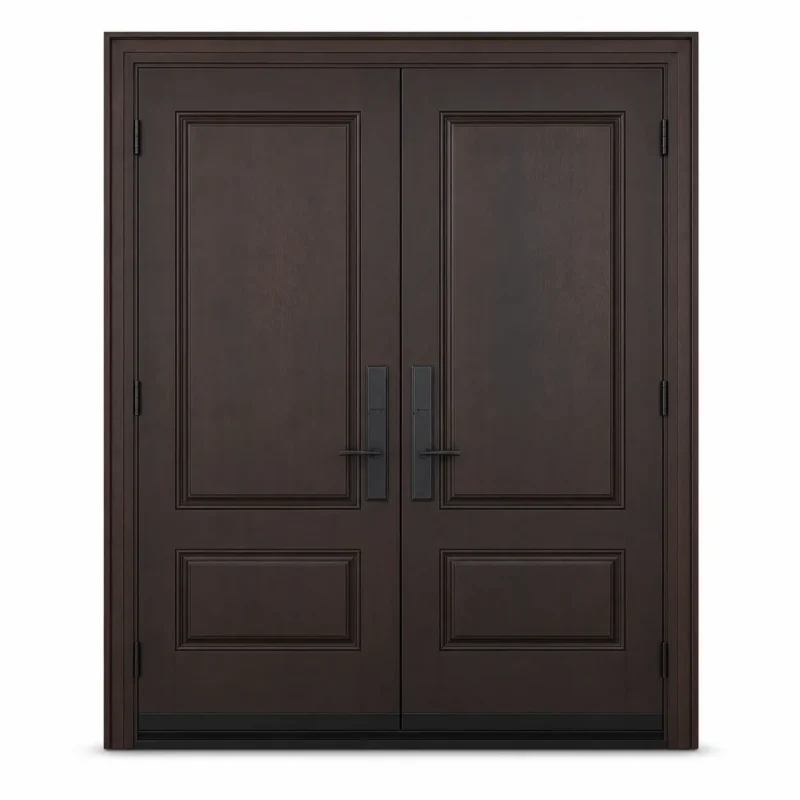 F100-V2 fiberglass entry door Amazon white background