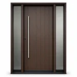 F101-V1 fiberglass entry door Amazon white background