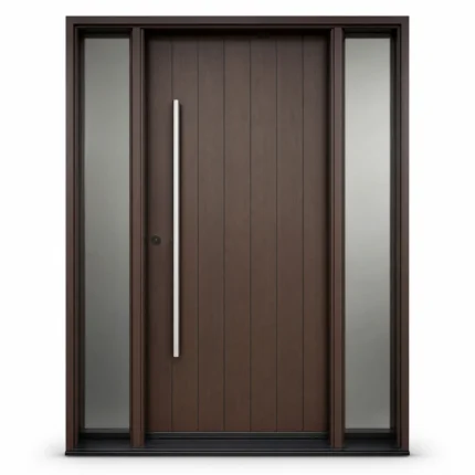 F101-V1 fiberglass entry door Amazon white background