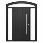 F101-V2 fiberglass entry door Amazon white background