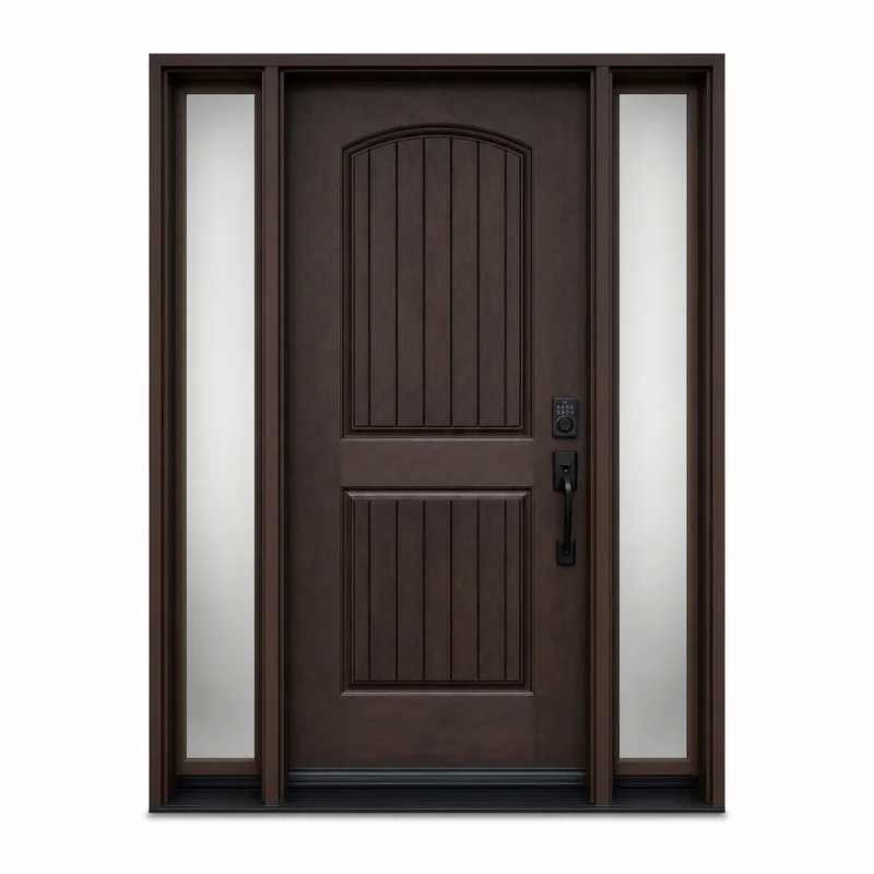 F103 fiberglass entry door Amazon white background