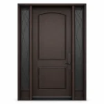 F105-V1 fiberglass entry door Amazon white background