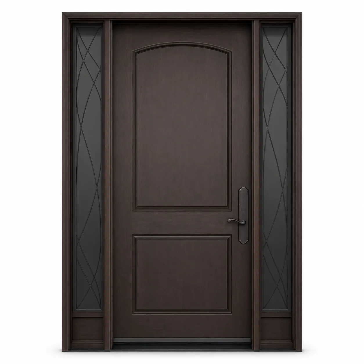 F105-V1 Amazon white background F105-V1 fiberglass entry door Amazon white background