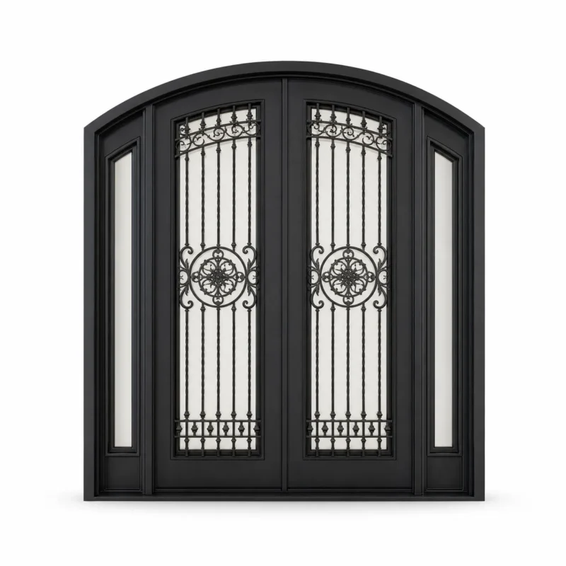 F106 fiberglass entry door Amazon white background