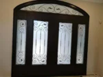 F107-V1 fiberglass entry door original product view