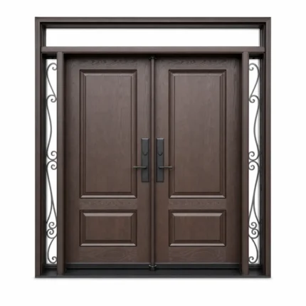 F108 fiberglass entry door Amazon white background