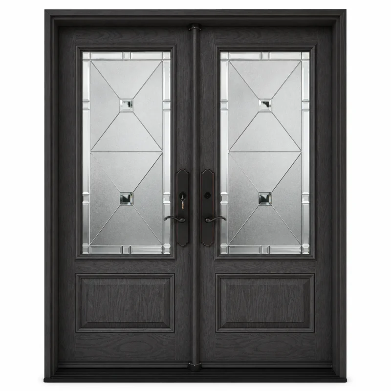 F11-MFD061 fiberglass entry door Amazon white background