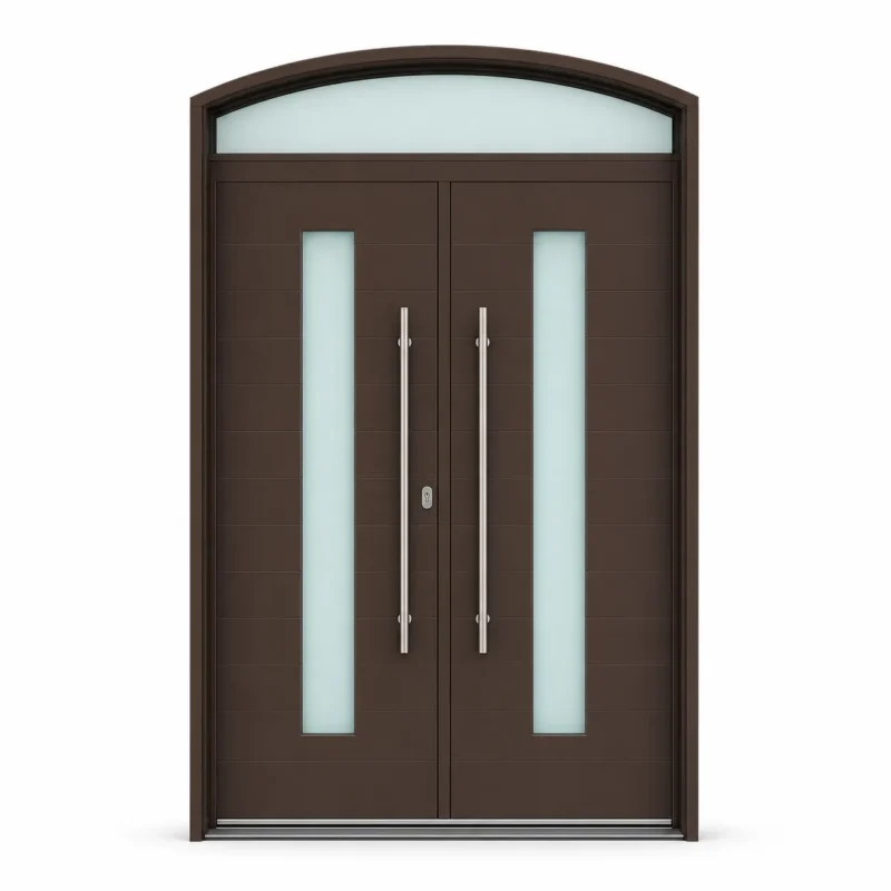 F110 fiberglass entry door Amazon white background