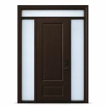 F111-V2 fiberglass entry door Amazon white background