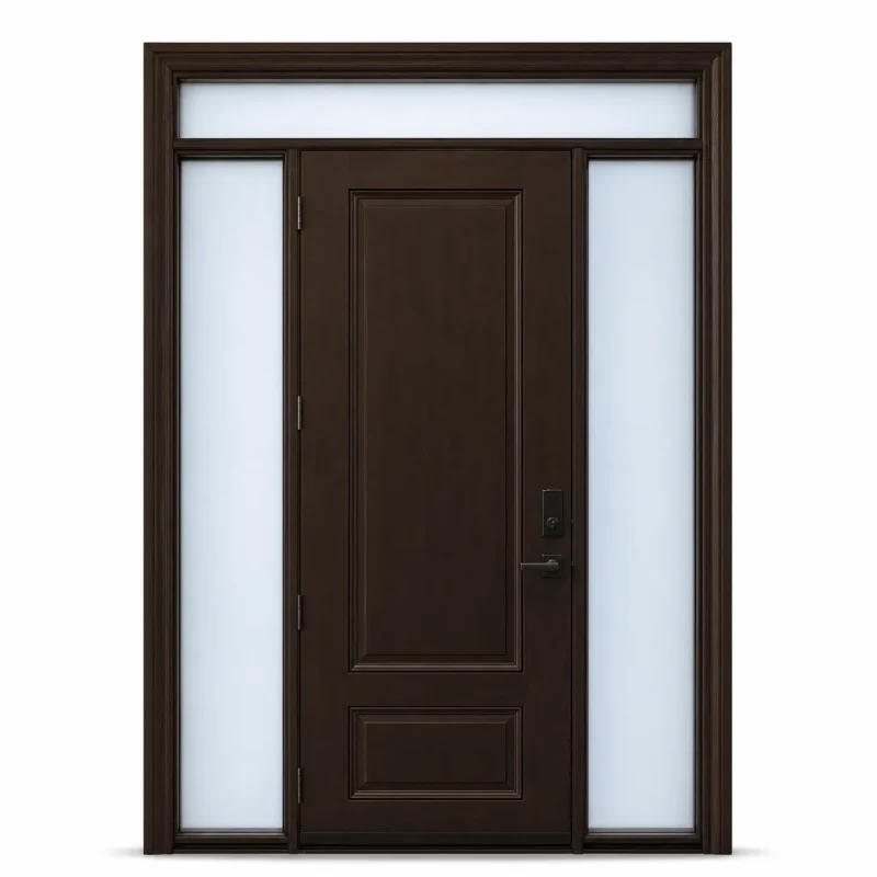 F111-V2 fiberglass entry door Amazon white background