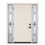 F112-V2 fiberglass entry door Amazon white background