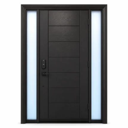 F114 fiberglass entry door Amazon white background