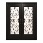 F115 fiberglass entry door Amazon white background