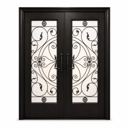 F115 fiberglass entry door Amazon white background