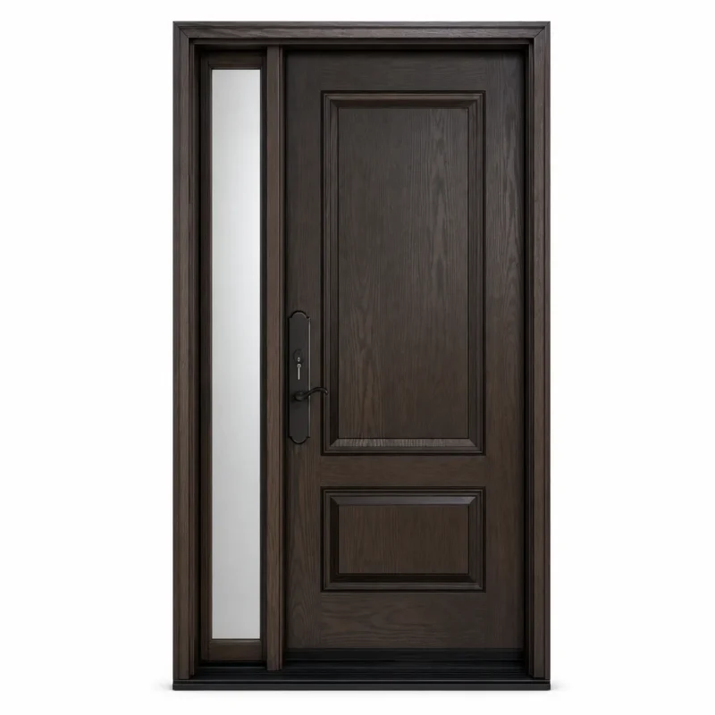 F116 fiberglass entry door Amazon white background