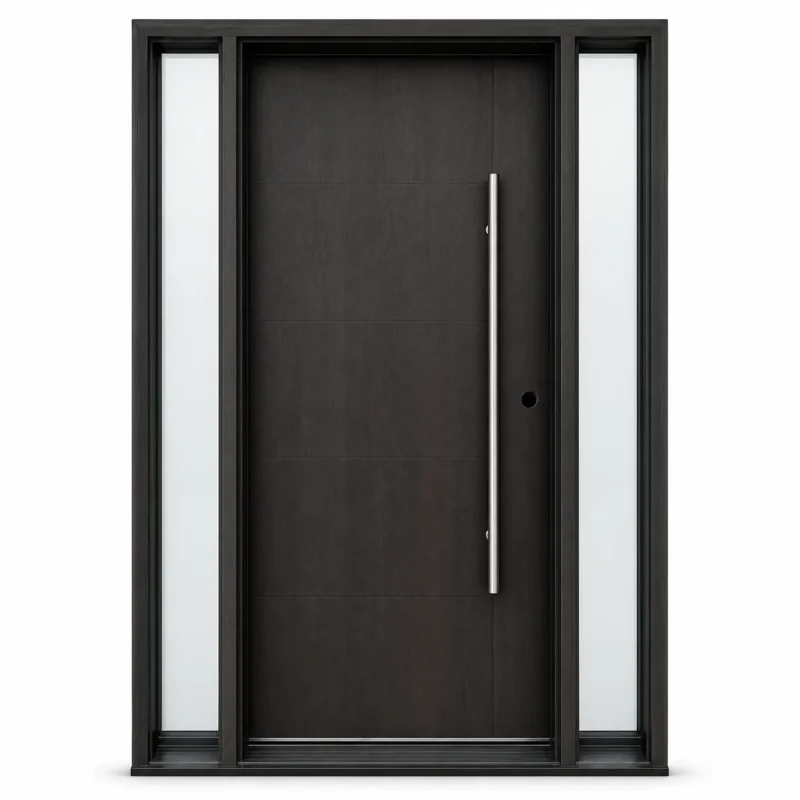F118-V1 fiberglass entry door Amazon white background