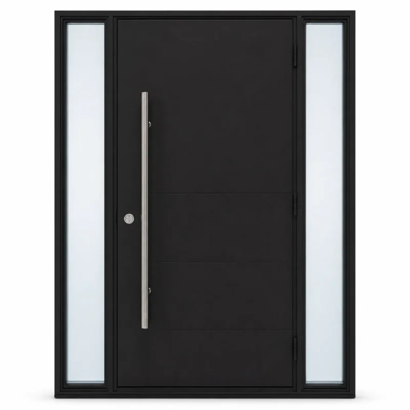 F118-V2 fiberglass entry door Amazon white background