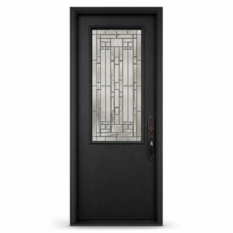 F119 fiberglass entry door Amazon white background