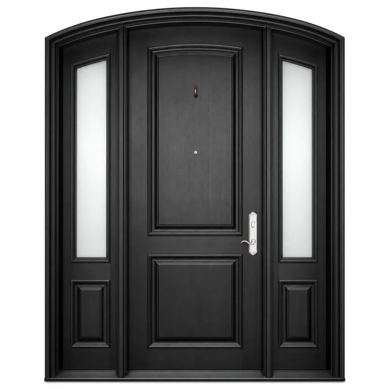 F12-MFD060 fiberglass entry door Amazon white background