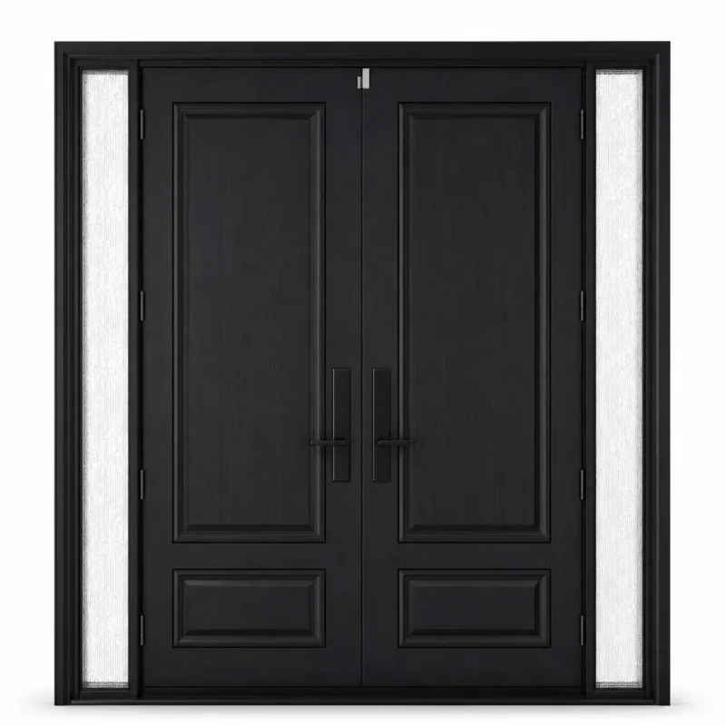 F121-V2 fiberglass entry door Amazon white background