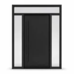 F124-V1 fiberglass entry door Amazon white background