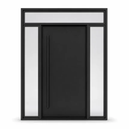F124-V1 fiberglass entry door Amazon white background