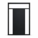 F124-V2 fiberglass entry door Amazon white background