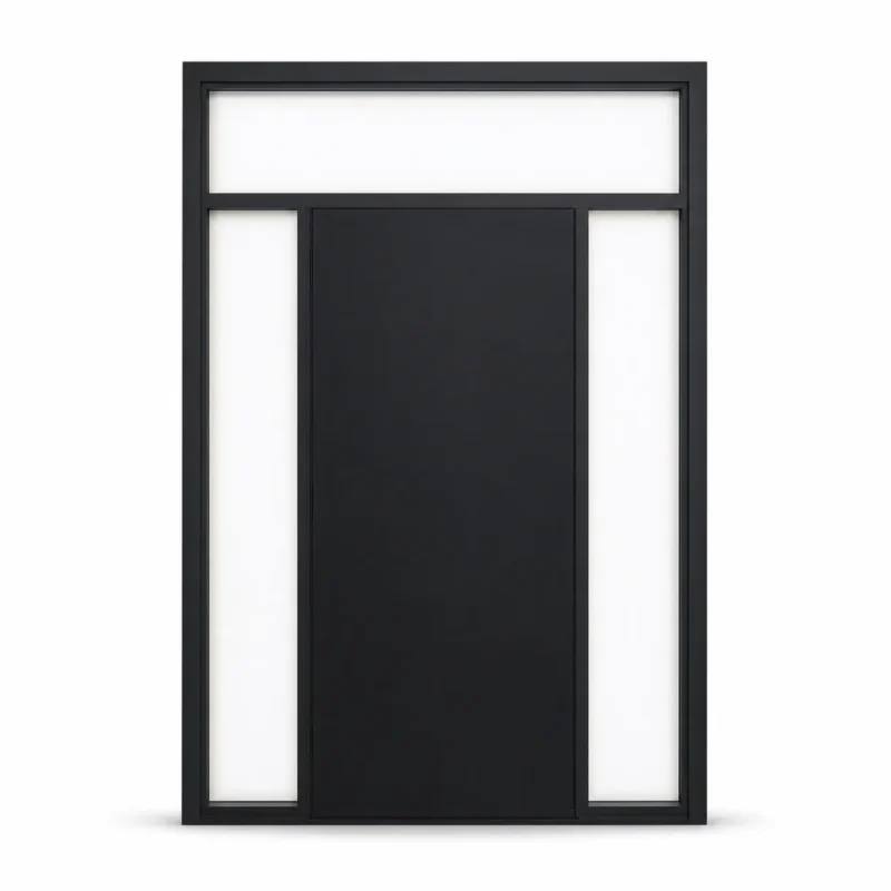 F124-V2 fiberglass entry door Amazon white background