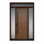 F125 fiberglass entry door Amazon white background