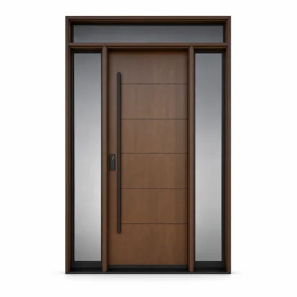 F125 fiberglass entry door Amazon white background