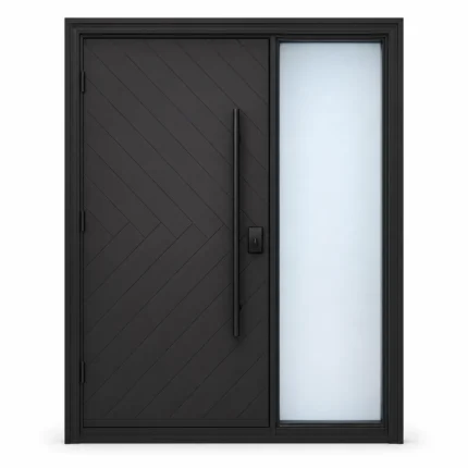 F126-V2 fiberglass entry door Amazon white background