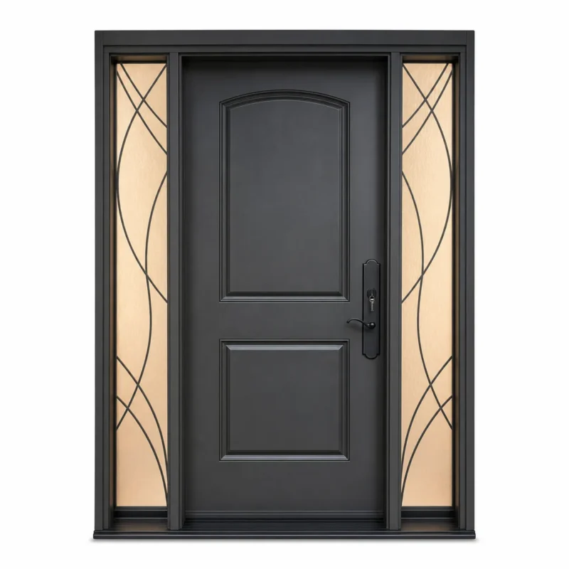 F13 fiberglass entry door Amazon white background