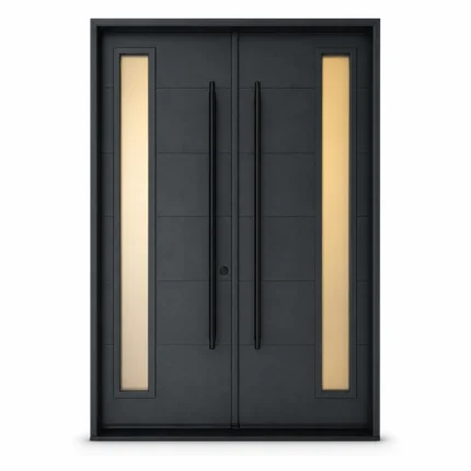 F130-V1 fiberglass entry door Amazon white background