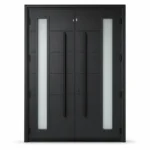 F130-V2 fiberglass entry door Amazon white background