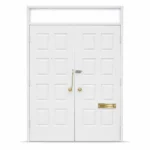 F131-V2 fiberglass entry door Amazon white background