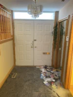 F131-V2 fiberglass entry door original product view