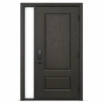F132-V2 fiberglass entry door Amazon white background