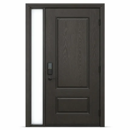 F132-V2 fiberglass entry door Amazon white background