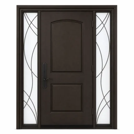 F14-MFD058 fiberglass entry door Amazon white background