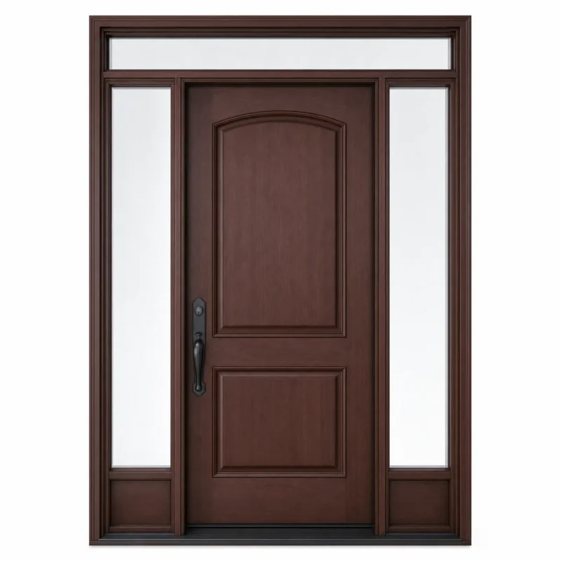 F15-MFD057 fiberglass entry door Amazon white background