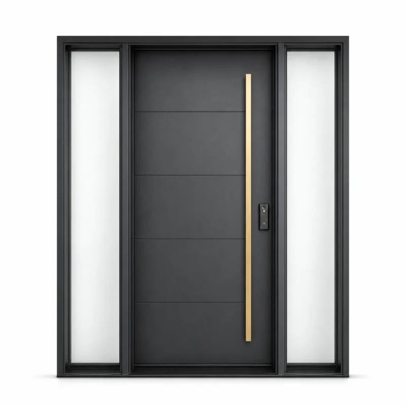 F157 fiberglass entry door Amazon white background