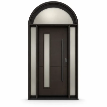 F158 fiberglass entry door Amazon white background