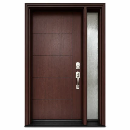 F19-MFD053 fiberglass entry door Amazon white background