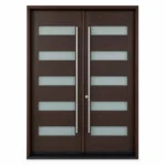 F2-V1 fiberglass entry door Amazon white background
