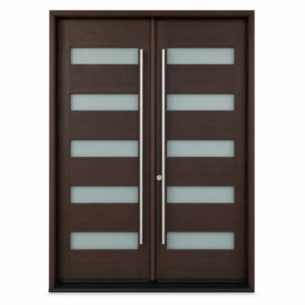 F2-V1 fiberglass entry door Amazon white background